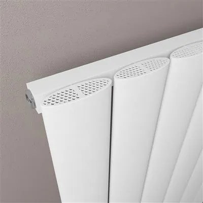 Eastbrook Malmesbury radiator 20x120cm aluminium 375W wit mat
