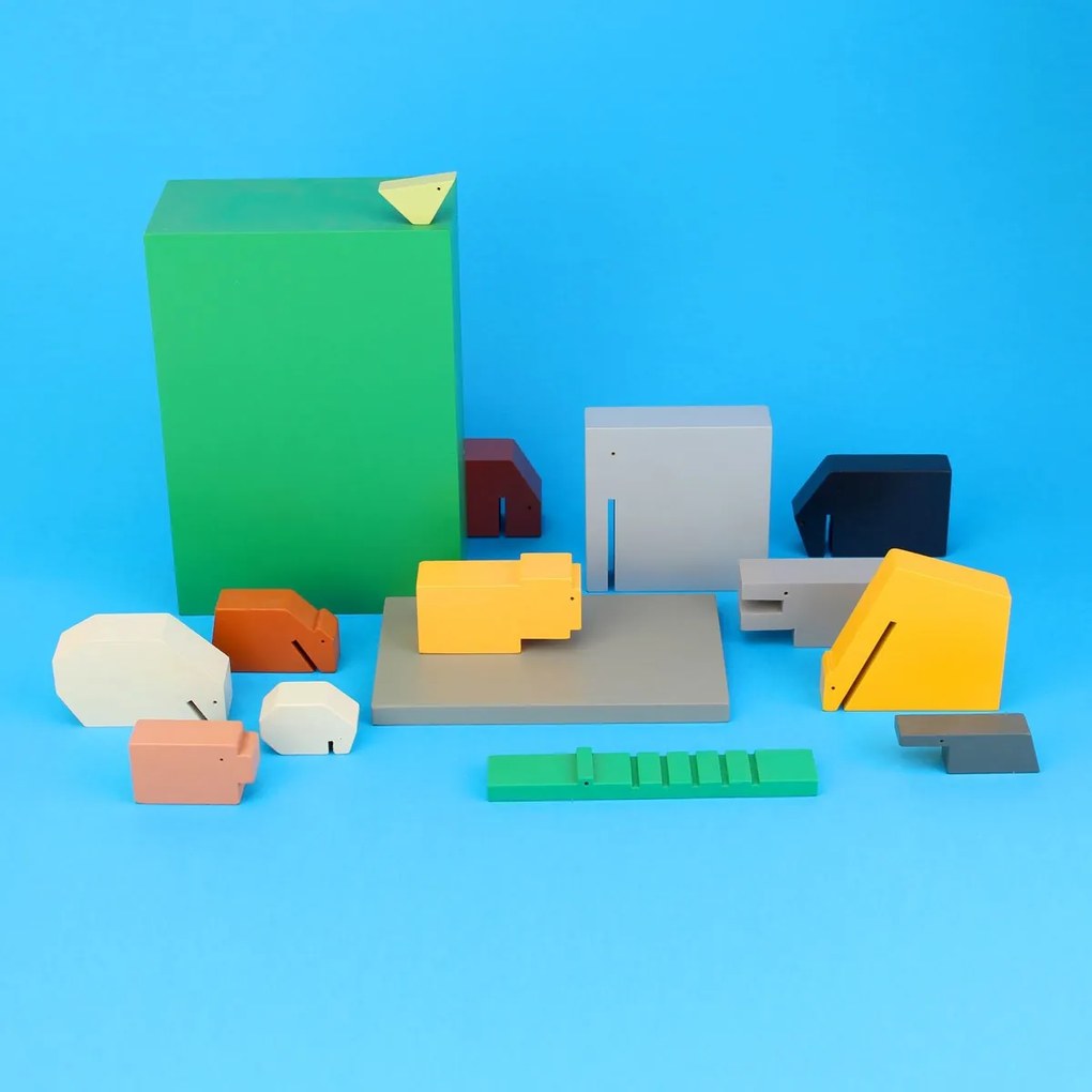 Houten Dieren - Floris Hovers - 13-delig