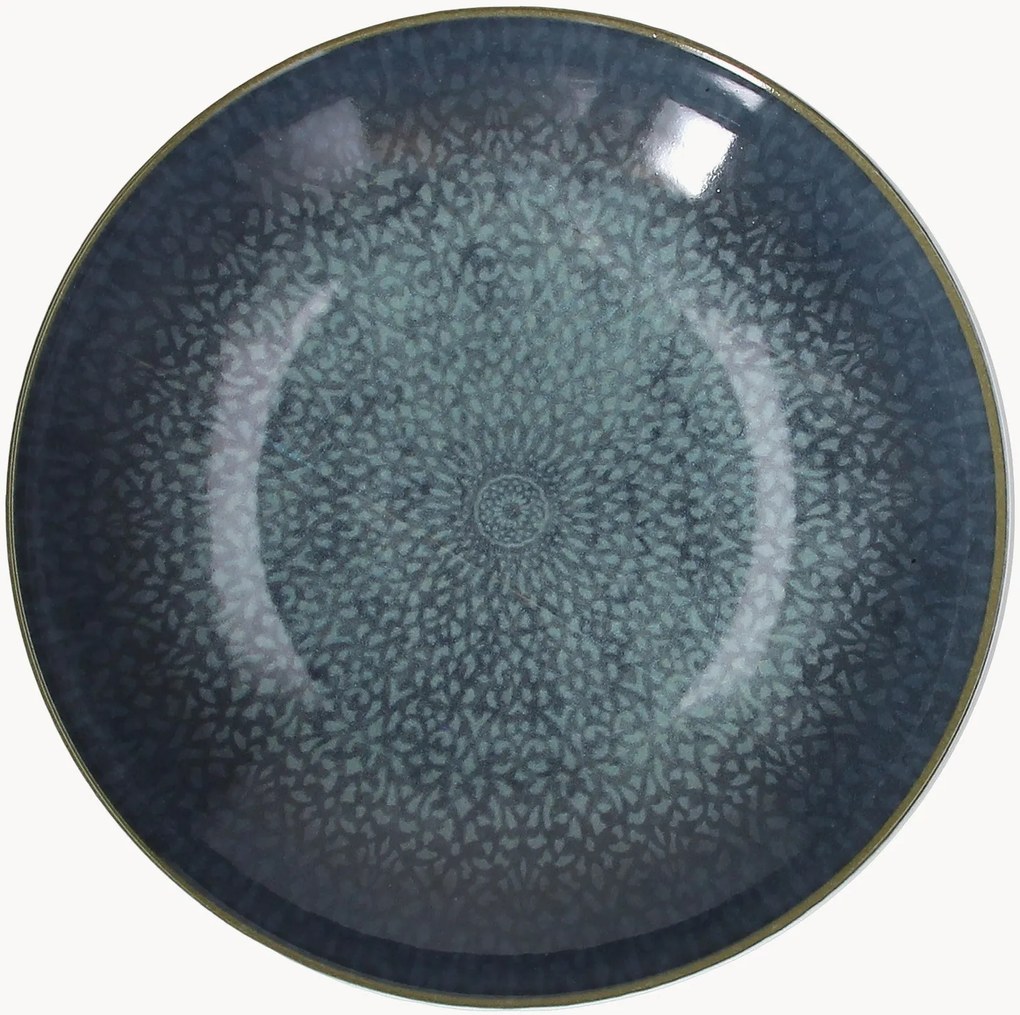 Porseleinen pastaborden Oriental, 6-delig