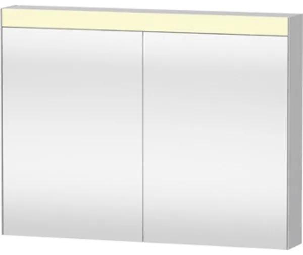 Duravit Better spiegelkast met LED verlichting m. 2 deuren 101x76x14.8cm m. schakelaar-stopcontact module LM7832000000