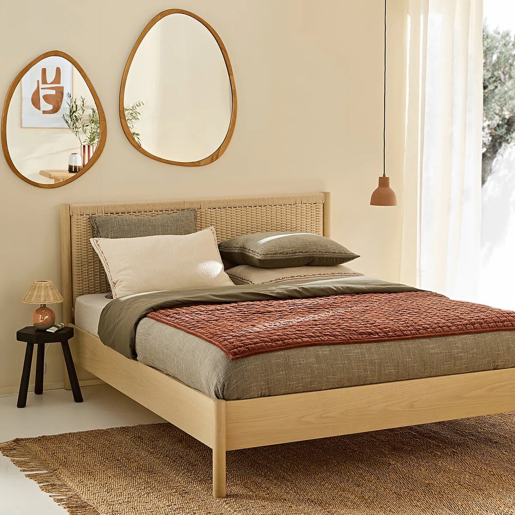 Gematelasseerd dekbed in katoenfluweel, Paulette