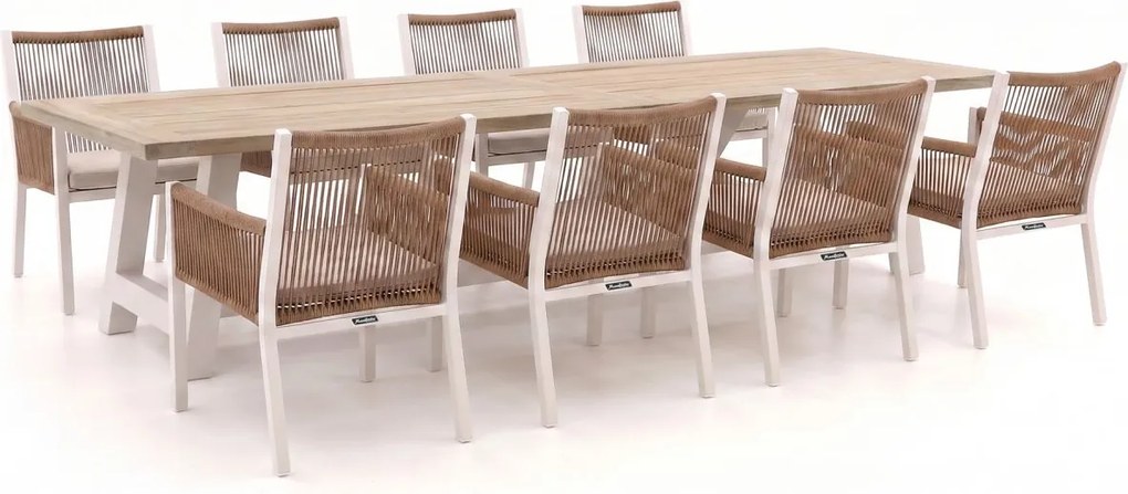 Diningset Manifesto  | 8 personen | Tuinset teakhout | 9-delig | Kees Smit Tuinmeubelen