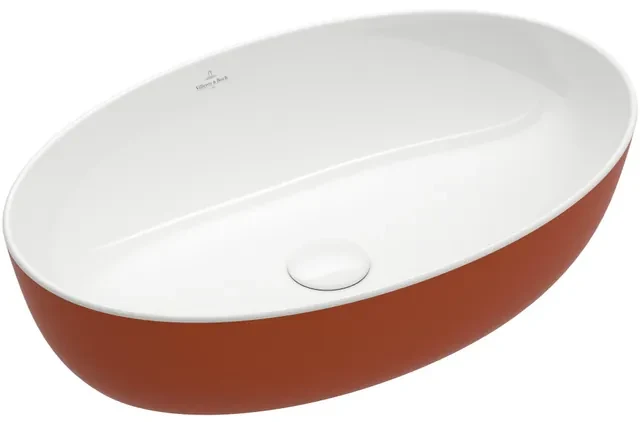Villeroy & Boch Artis opzetwastafel 61x41cm ovaal rust 419861BCW8