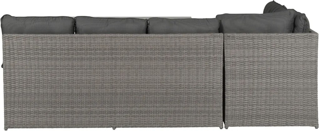 Garden Impressions Lapa lounge dining set 5-delig - grijs