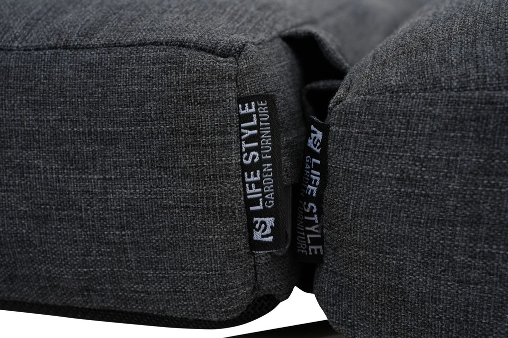 Lifestyle Garden Furniture Mateo Ligbed Met Kussen Loft/carbon Aluminium Taupe