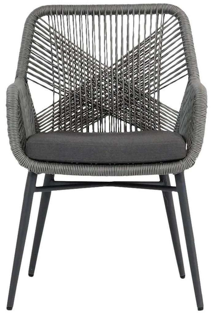 Tuinset 4 personen 180 cm Rope Grijs Lifestyle Garden Furniture Advance/Sophia