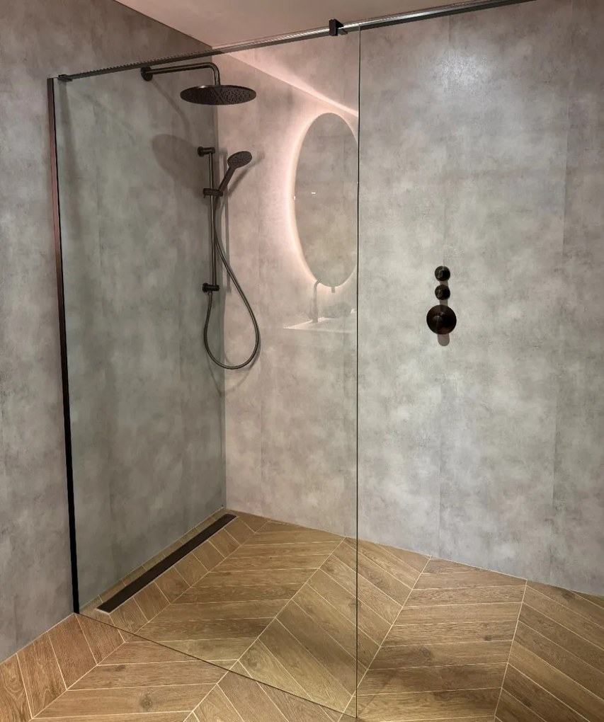 Wall4U Cement wandpaneel kliksysteem 260x47cm licht grijs