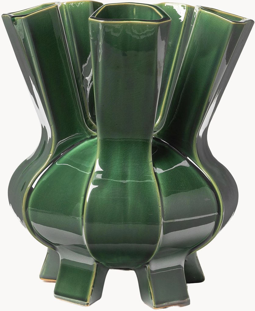 Design porseleinen vaas Puyi, H 34 cm