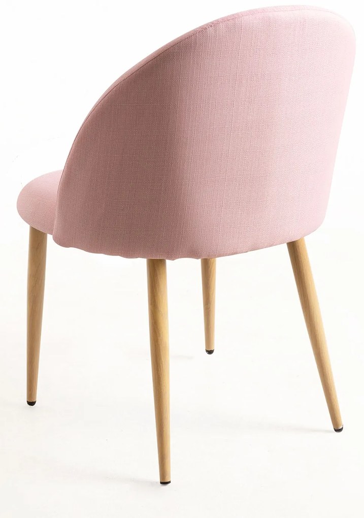 Pak 4 Vint Stoffen Stoelen