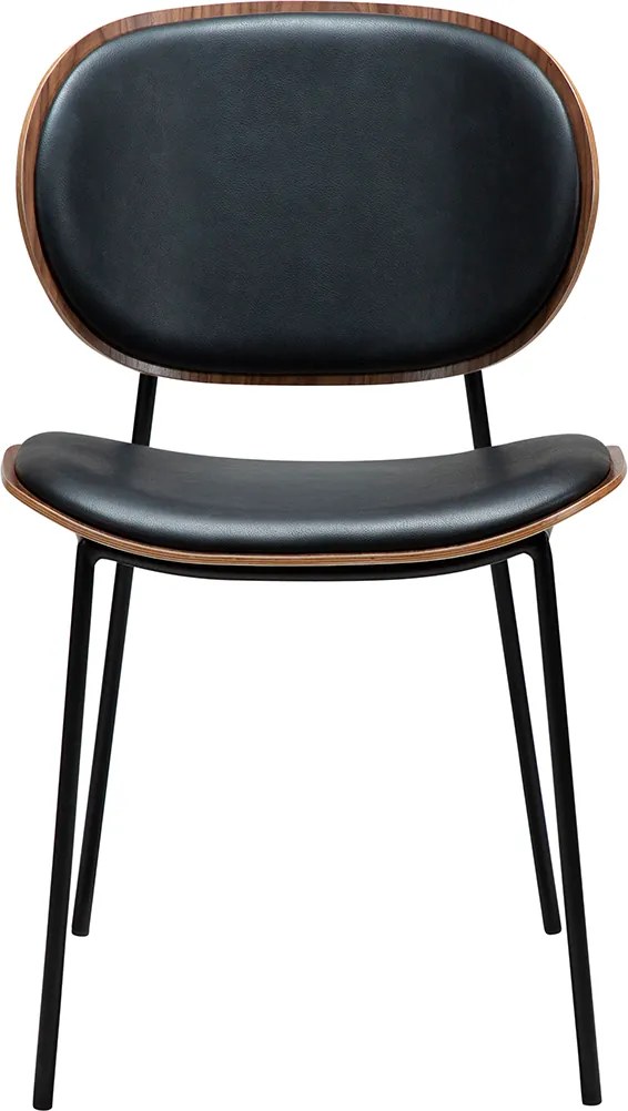 Dan-Form Clementina Design Eetkamerstoel Walnoot En Leer