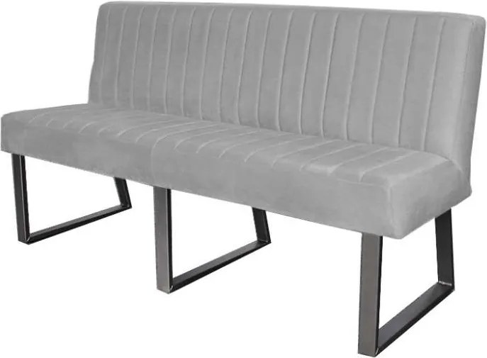Eetkamerbank - Hengelo - stof Element steengrijs 24 - 220 cm