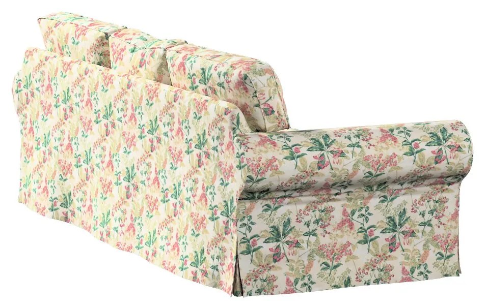 Dekoria Ektorp hoes 3-zits slaapbank nieuw model (2013), roze-beige