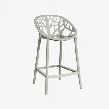 Ores Hoge Tuinstoel Van Polypropyleen Groen – Khaki & ↑65 Cm - Sklum