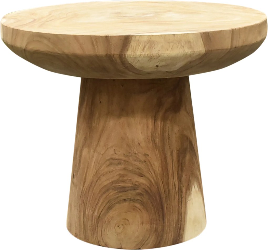 Bandung boomstam diningtafel  90x90xH75 cm