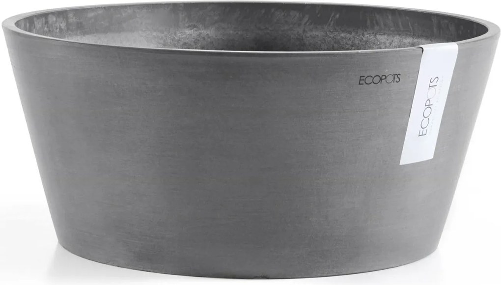 Ecopots Frankfurt 40 - Rond - Grey - Diameter 41 x H17,8 cm