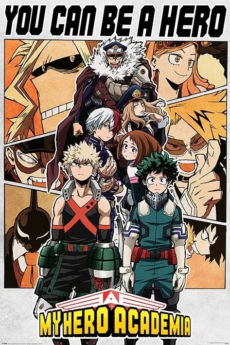 Poster My Hero Academia - Be a Hero