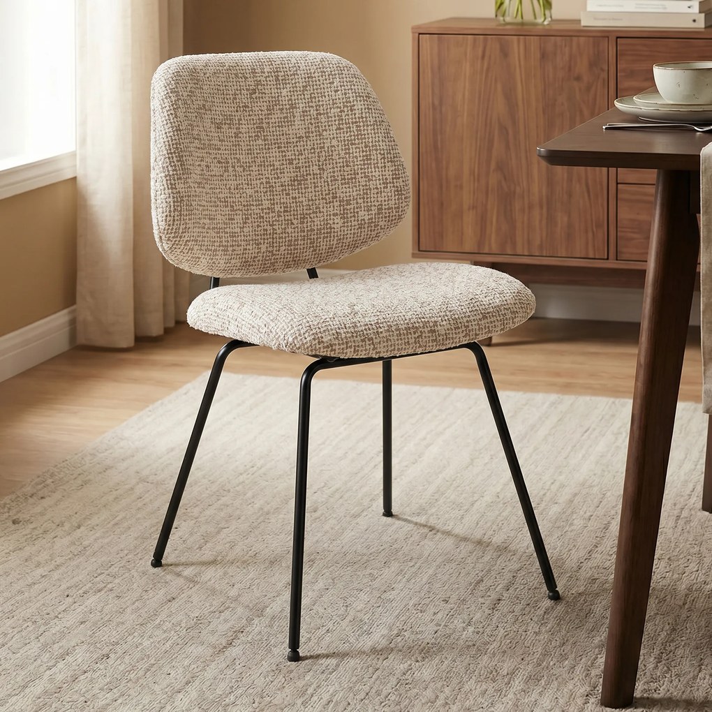 Beige Eetkamerstoel Modern