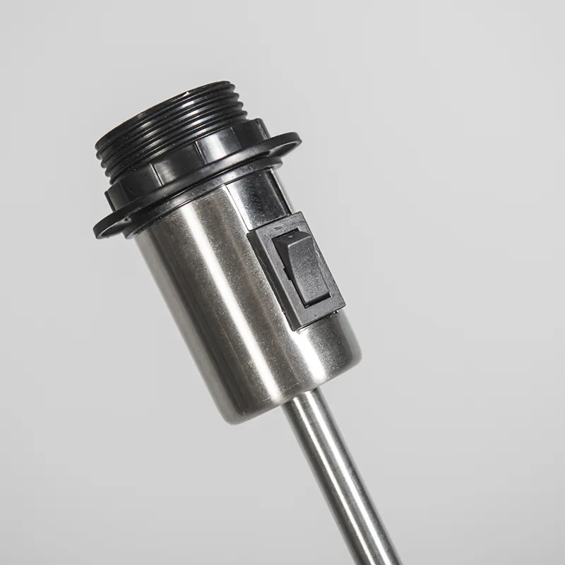 Moderne vloerlamp staal verstelbaar - Parte Design, Modern Binnenverlichting Lamp