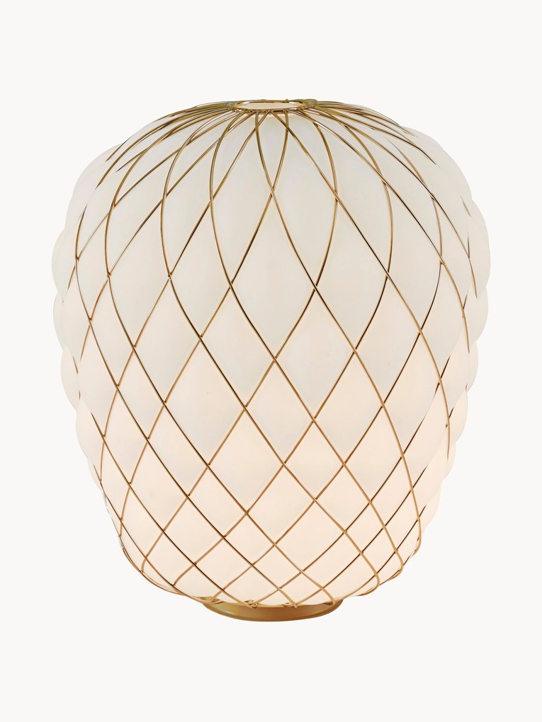 Grote dimbare tafellamp Pinecone, handgemaakt