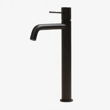 Orveta Wastafelkraan Van Messing ↑30 Cm & Matzwart - Sklum