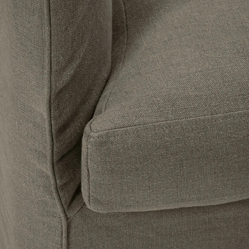 2-zitsbank in stonewashed linnen, Néo Chiquito