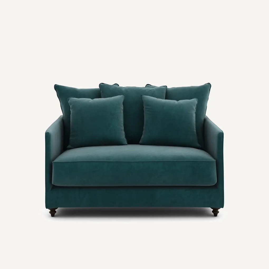 2-zits omvormbare bank van fluweel, Lazare