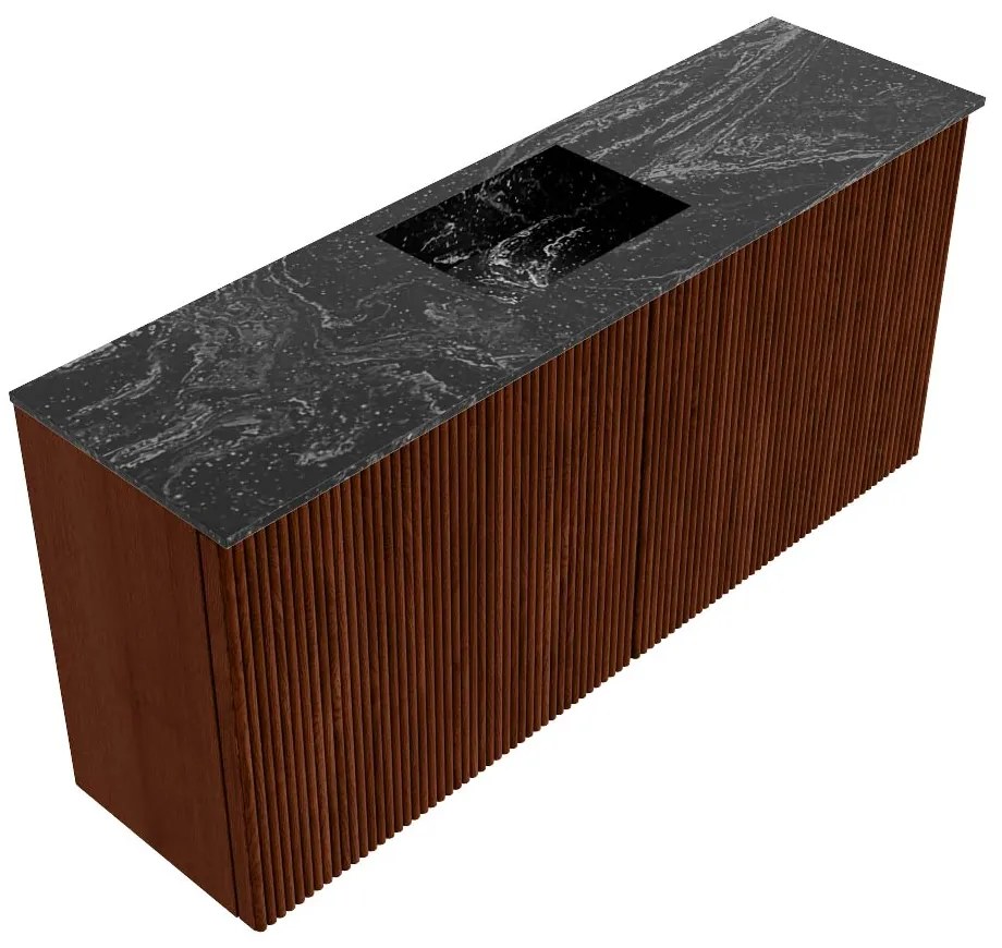 Mondiaz Joya DLux 90cm toiletmeubel ruby met wastafel faye midden 1 kraangat lava