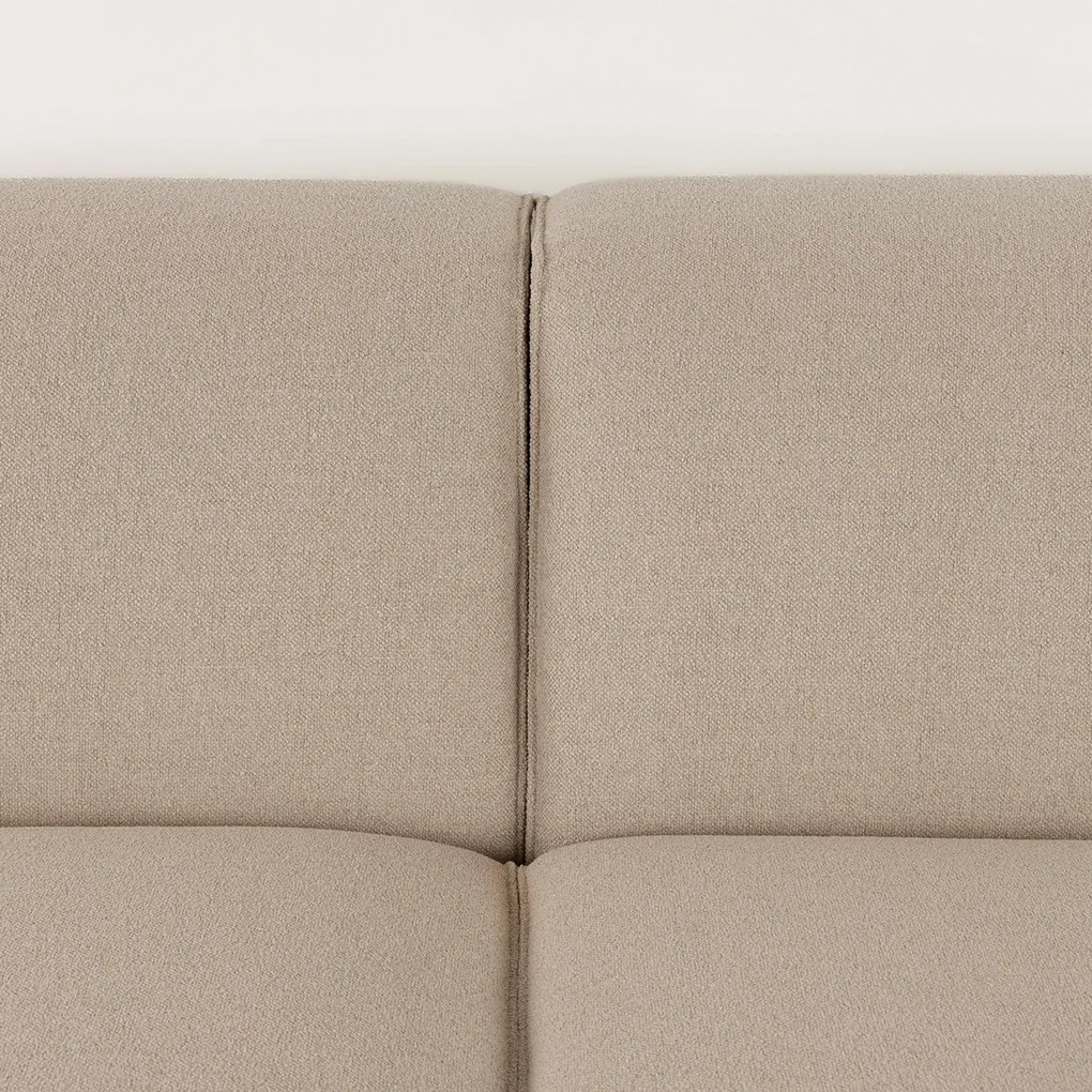 Zuiver Milka Cappuccino Kleine Bank Met Chaise Longue Rechts Cappuccino