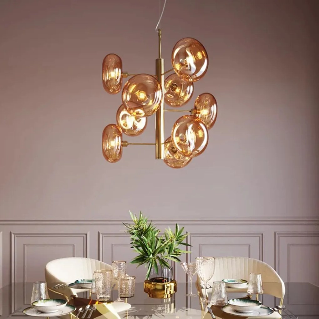 Kare Design Headlight Unieke Hanglamp Goud