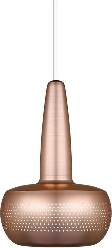 Clava hanglamp - Ø 21,5 cm - Koper + Koordset wit