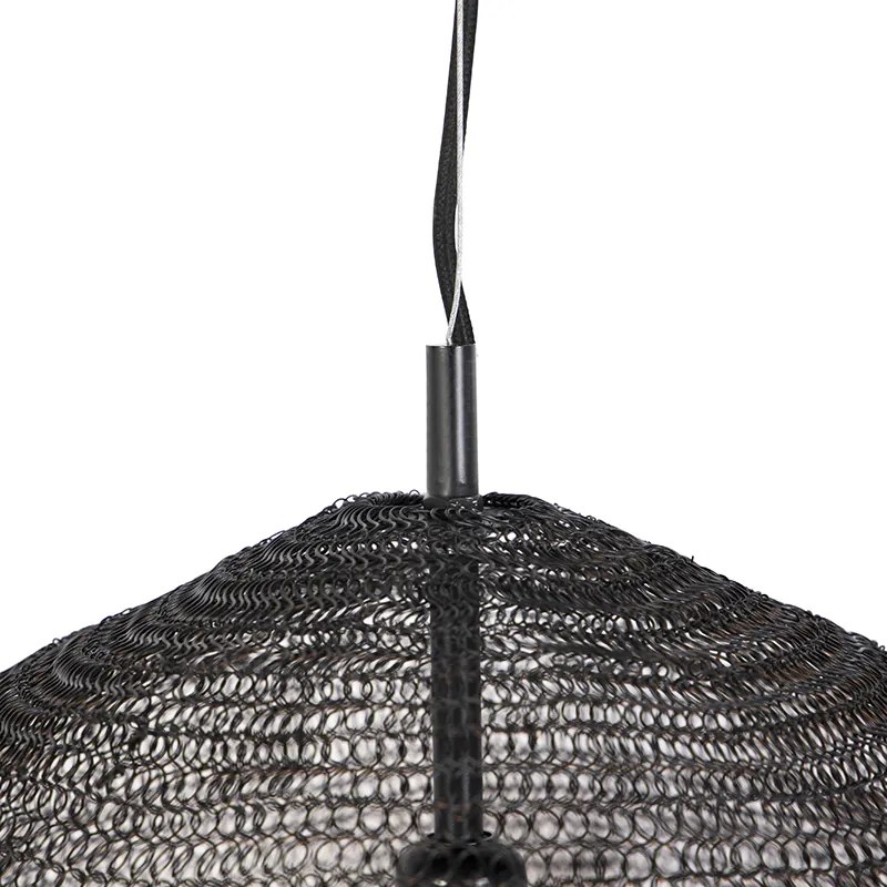Oosterse hanglamp zwart - Nidum Gran