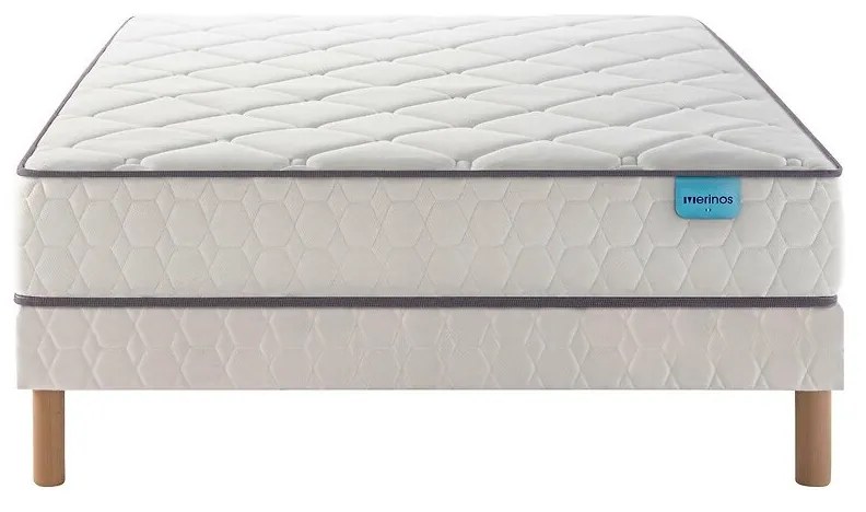 Ensemble matras met veren en lattenbodem, Cheer Bed