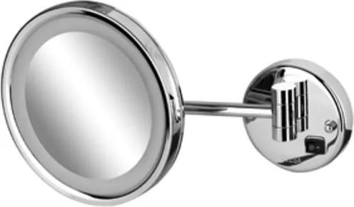 Geesa Mirror scheerspiegel met verlichting 1 armig O 21.5cm 3x vergrotend chroom 911088