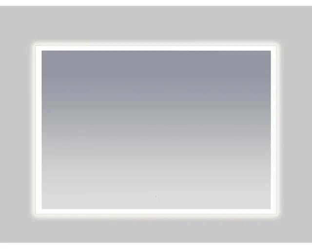 Adema Oblong spiegel 100x70cm verlichting defect met spiegelverwarming en touch-schakelaar OUTLETSTORE NAL002-A-100x70