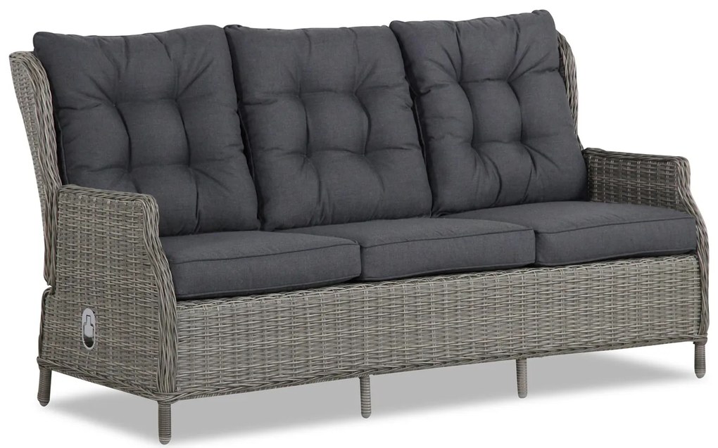 Garden Collections New Castle lounge tuinbank 3-zits verstelbaar