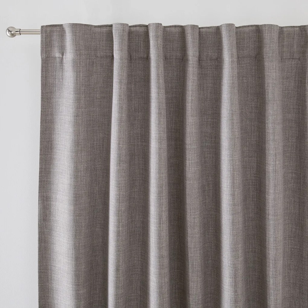 Verduisterend gordijn met verborgen lussen Exurie