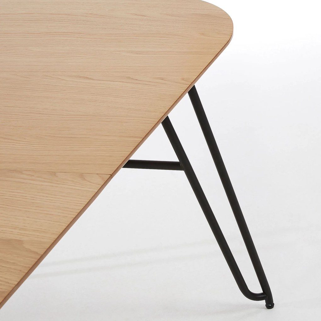 Kave Home Uitschuifbare Ovale Eettafel 'Novac' 170 - 320 x 100cm