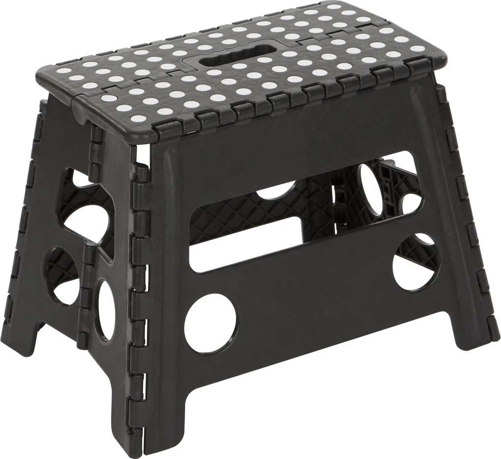 Escalo uppy xl zwart - Opvouwbaar opstapje - 22x38x32cm