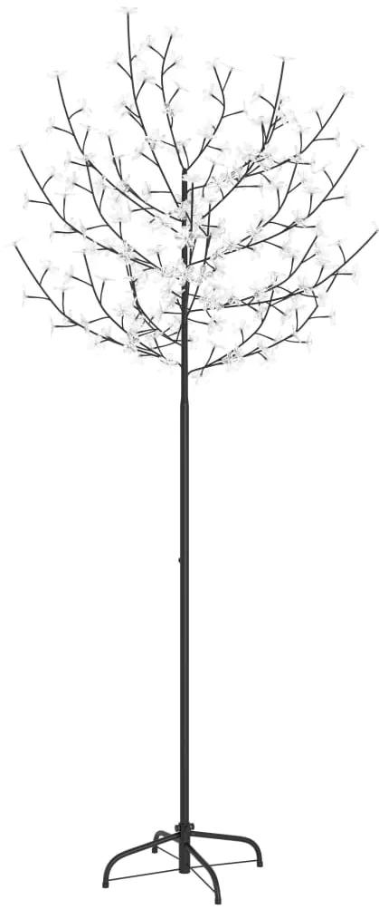 vidaXL Kerstboom 200 LED's koudwit licht kersenbloesem 180 cm