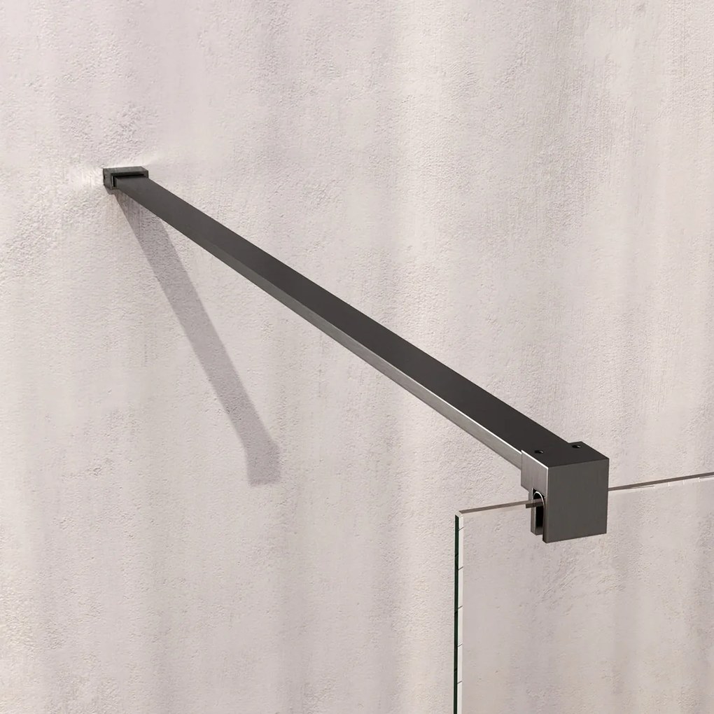 Brauer Void profielloze inloopdouche 70cm gunmetal geborsteld PVD