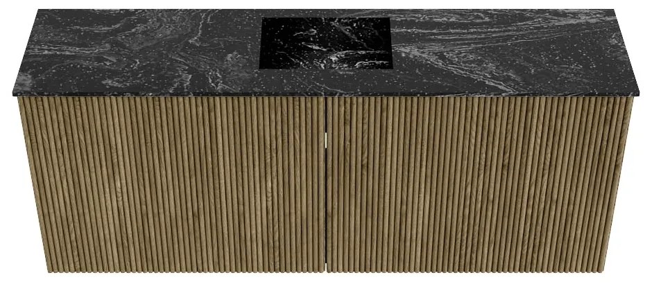 Mondiaz Joya DLux 100cm toiletmeubel dusk met wastafel faye midden zonder kraangat lava