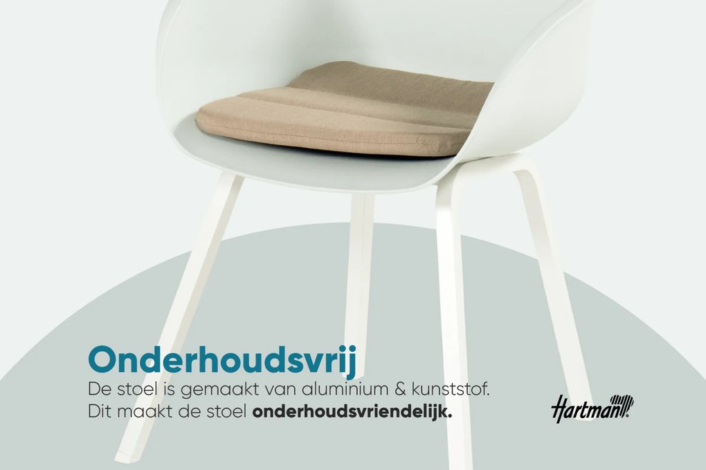 Hartman Le Soleil Element dining armstoel - Carbon black/Black