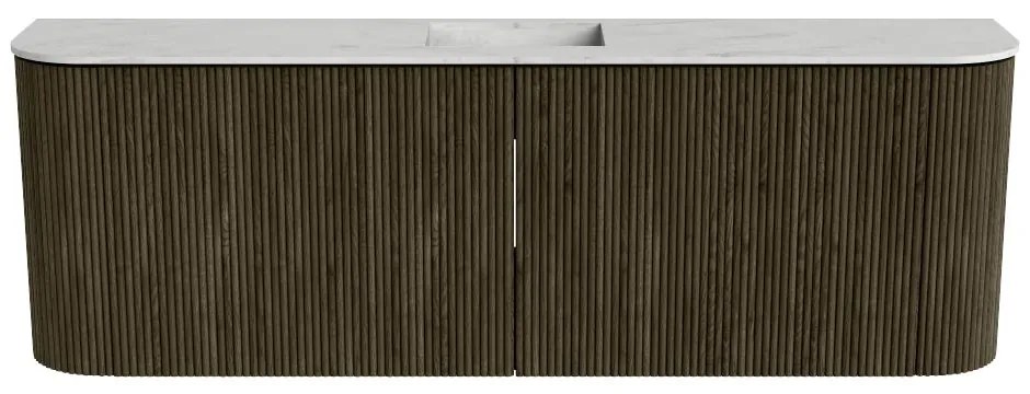Mondiaz Joya DLux 125cm toiletmeubel ronding links/rechts shadow met wastafel faye midden zonder kraangat opalo