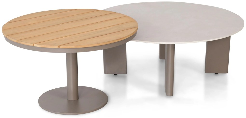 Loungeset tuin 6 personen Aluminium Taupe Santika Furniture Santika