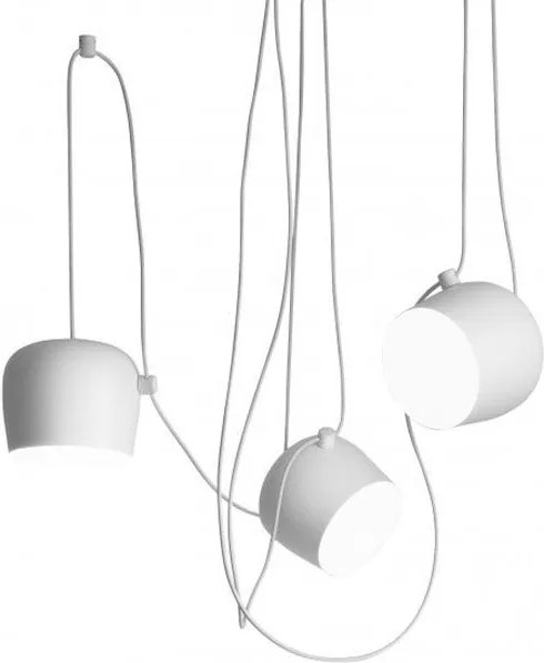 Flos Aim hanglamp set van 3 LED wit