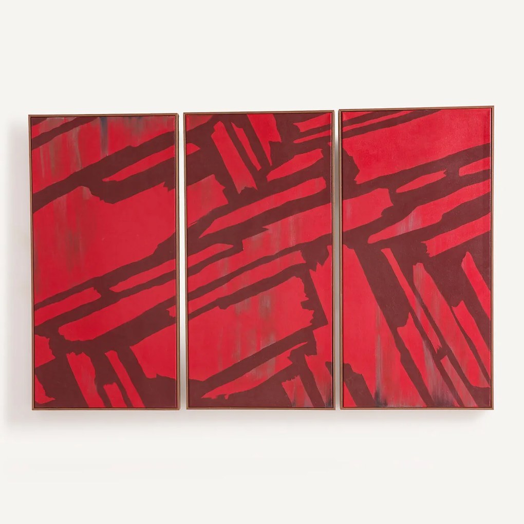 Set van 3 schilderijen, handgeschilderd, Palim