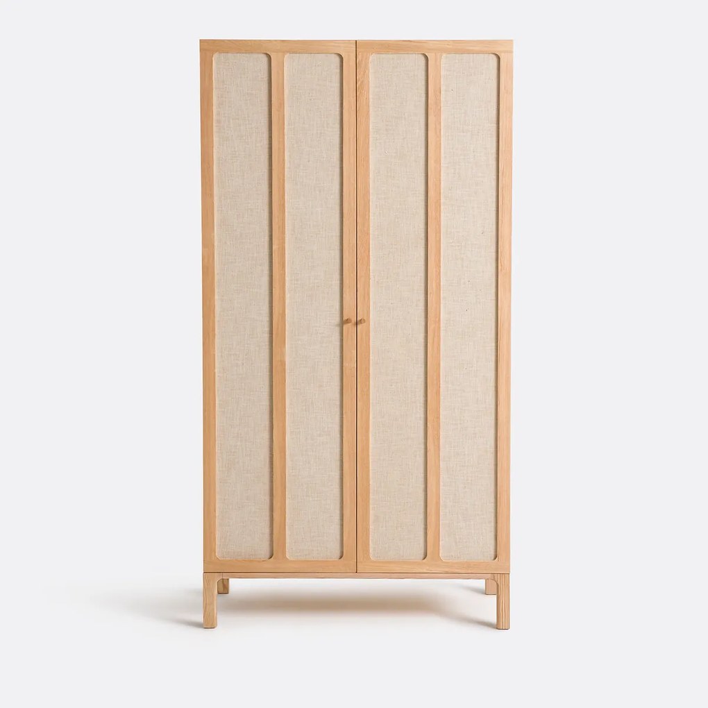 2-deurskast, essenfineer en linnen, Esmara