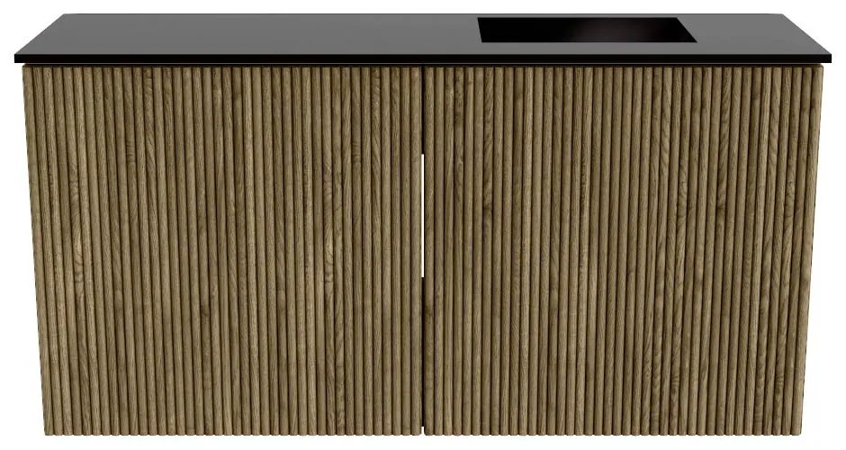 Mondiaz Joya 80cm toiletmeubel dusk met wastafel faye rechts zonder kraangat urban