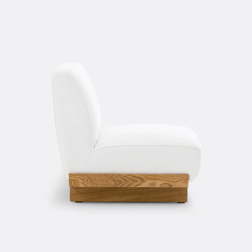 Fauteuil viscose/linnen, Denoh