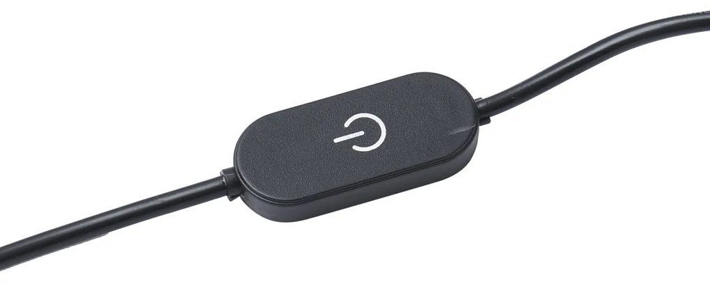 Design tafellamp beige incl. LED 3-staps dimbaar - Boomerang